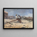 Ragazzo con ancora - Winslow Homer — quadro incorniciato alla parete