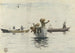 Quattro barche con bambini - Winslow Homer — vista dell’opera