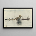 Quattro barche con bambini - Winslow Homer — quadro incorniciato alla parete