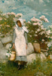 Fille et laurier - Winslow Homer — vista dell’opera
