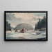 Île Malin - Winslow Homer — gerahmtes Bild an der Wand