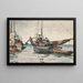 Marktszene in Nassau - Winslow Homer — gerahmtes Bild an der Wand
