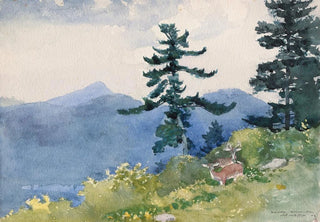 Winslow Homer - North Woods Club Adirondacks The Interrupted TeteaTete.webp