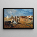 Regentag im Lager - Winslow Homer — gerahmtes Bild an der Wand
