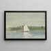 Navigare su acque calme - Winslow Homer — quadro incorniciato alla parete