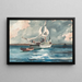 Sloop Nassau - Winslow Homer — gerahmtes Bild an der Wand
