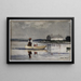 Pesca delle anguille - Winslow Homer — quadro incorniciato alla parete