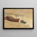 Storm on the English Coast - Winslow Homer — framed artwork on a wall