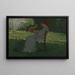 Der Schmetterling - Winslow Homer — gerahmtes Bild an der Wand