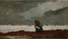 Two Figures Near the Sea - Winslow Homer — artwork view