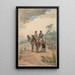 Two Scouts - Winslow Homer — framed artwork on a wall