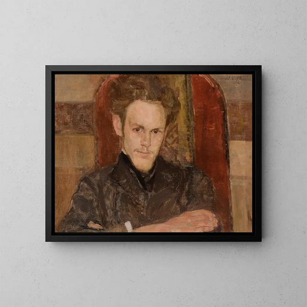 Portrait de Maksymilian Rosen - Witold Wojtkiewicz — gerahmtes Bild an der Wand
