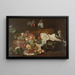 Früchte und Affen - Wladimir Swertschkoff — gerahmtes Bild an der Wand