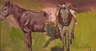 Wodzimierz Tetmajer - Two horses sketch.webp