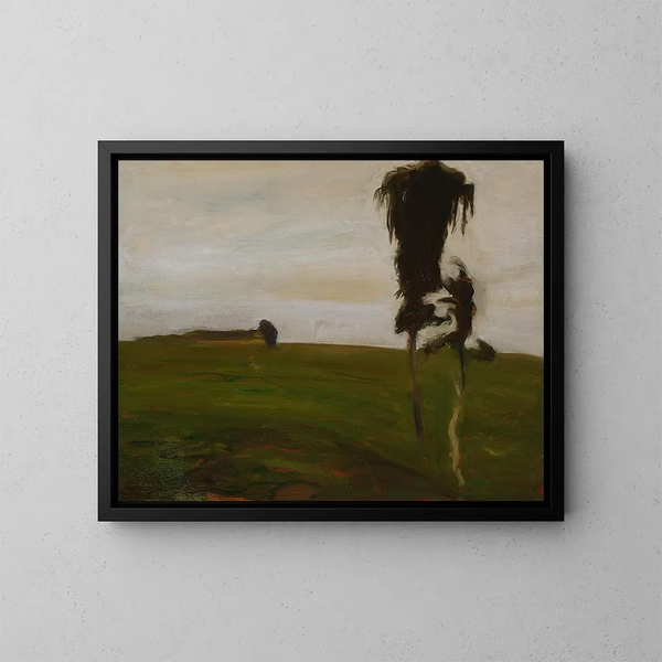 Abend - Wojciech Weiss — gerahmtes Bild an der Wand