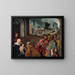 L'Adoration des Mages - Atelier de Cornelis Engebrechtsz — gerahmtes Bild an der Wand