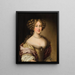 Portraits de Cristina Dudley Paleotti - Atelier de Ferdinand Voet — gerahmtes Bild an der Wand