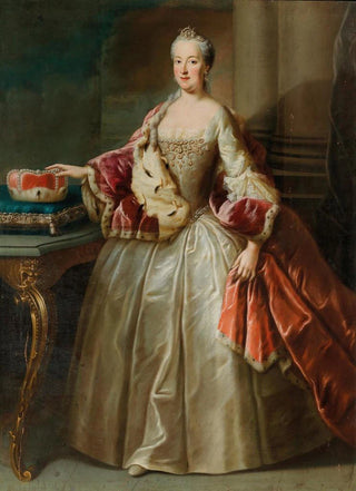 Workshop of Georges Desmares - Portrait Of Maria Anna Duchess Of Bavaria Ne Princess Of Pfalz Sulzbach.webp