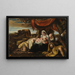 Der mystische Hochzeit der heiligen Katharina - Atelier von Jacopo Bassano — gerahmtes Bild an der Wand