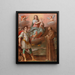 La Vierge à l'Enfant entre l'archange Michel et saint François - Atelier de Santi di Tito — quadro incorniciato alla parete