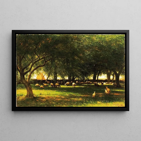 Worthington Whittredge - Noon In The Orchard.webp