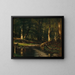 Der Bach im Wald - Worthington Whittredge — gerahmtes Bild an der Wand