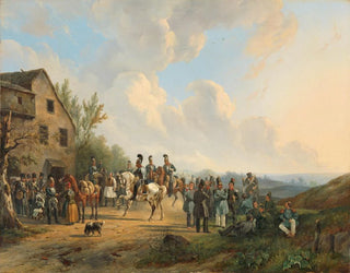 Wouterus Verschuur - Scene from the Ten Days Campaign against the Belgian Revolt August 1831.webp