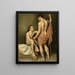 Akademische Studie eines Mannes und einer Frau - Woutherus Mol — gerahmtes Bild an der Wand