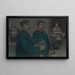Paesani - Xavier Mellery — quadro incorniciato alla parete