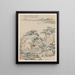 Album of Seasonal Landscapes F Leaf Previous Leaf 5 - Xiao Yuncong — framed artwork on a wall