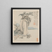 Seasonal Landscapes Album Painting G previous sheet 7 - Xiao Yuncong — framed artwork on a wall