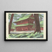 Temple Zojoji - Yamaguchi Gen — gerahmtes Bild an der Wand