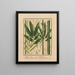 Icons of Japanese Bamboo Pl08 - Yasuyoshi Shirasawa — framed artwork on a wall