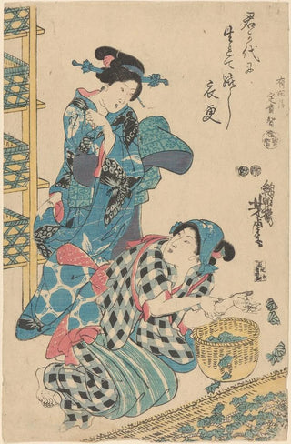 Yoshitoro - Woman Scolding Servant.webp