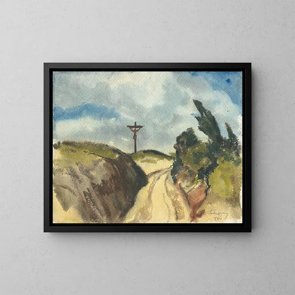Route Hlbok - Zolo Palugyay — gerahmtes Bild an der Wand