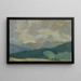 Berglandschaft - Zolo Palugyay — gerahmtes Bild an der Wand