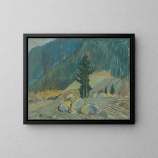 Zolo Palugyay - Mountain Brook between Boulders.webp