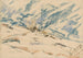 Montagna innevata - Zolo Palugyay — vista dell’opera