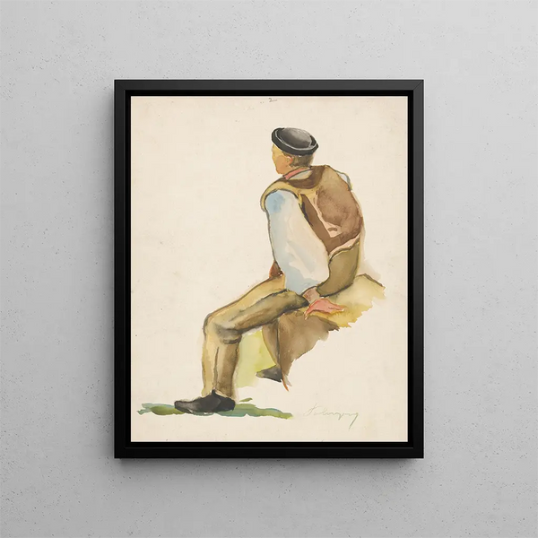 Zolo Palugyay - Standing Man in a Folk Costume.webp