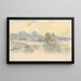 Le Vh dans la brume - Zolo Palugyay — gerahmtes Bild an der Wand