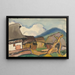 Village - Zolo Palugyay — quadro incorniciato alla parete