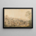 Vista di Varsavia dal lato dei giardini del monastero di San Casimiro - Zygmunt Vogel — quadro incorniciato alla parete