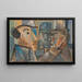 Conversation - Zygmunt Waliszewski — quadro incorniciato alla parete