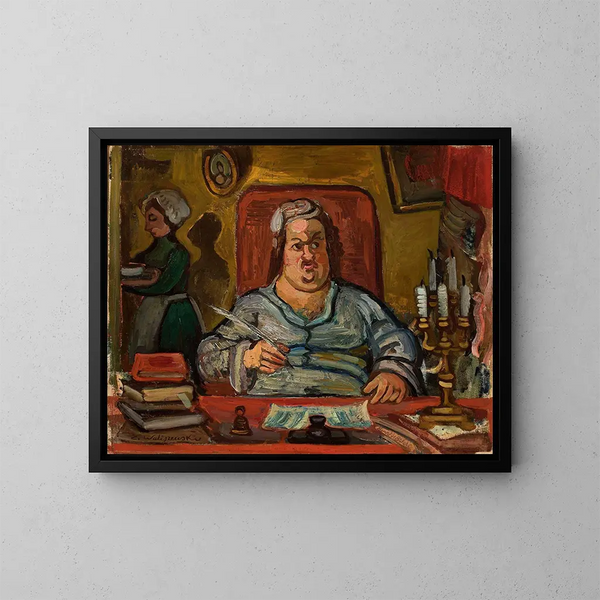Nackt violett - Zygmunt Waliszewski — gerahmtes Bild an der Wand