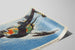 Poster vintage dell'aereo Sunderland in pattuglia sopra il mare — vista dell’opera