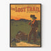Vintage Poster The Lost Trail Western by Anthony E. Wills