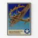 Vintage-Poster A Fortaleza Voadora – Wanddekoration Amerikanische Luftfahrt