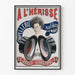 Vintage-Poster Chapellerie A L'Hérissé – Originelle Wanddekoration