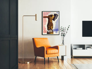 Propagandaposter An die Arbeit C’est Notre Guerre - Vintage Wandkunst