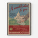 Vintage-Poster Sozialversicherung - Monatlicher Scheck mit 65 Jahren